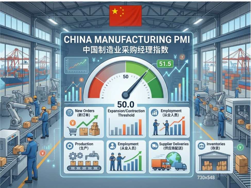 China's Manufacturing PMI Eases in May