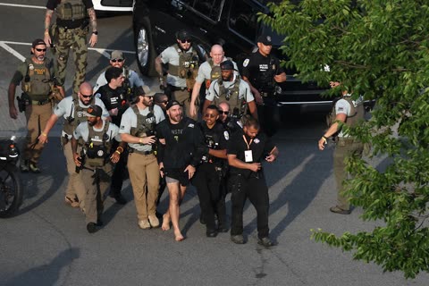 UFC Fighter Sean Strickland Escorted from White House Event