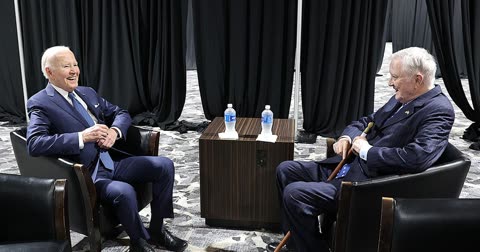 Biden Visits Former Senate Colleague