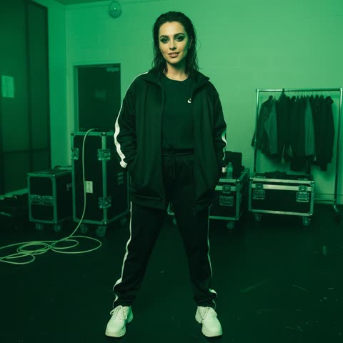 Charli XCX backstage glow