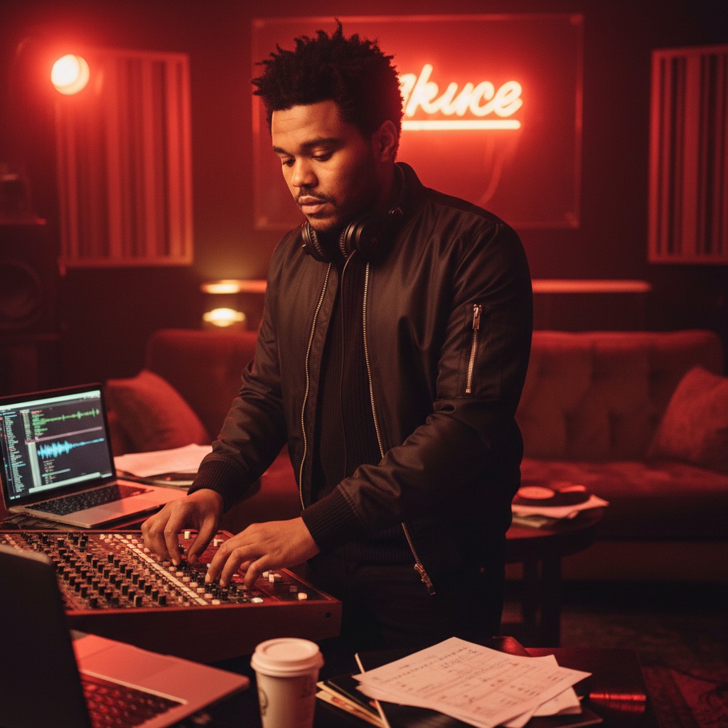 The Weeknd Studio Vibes