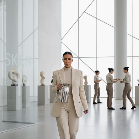 Kim Kardashian's Minimalist Showroom