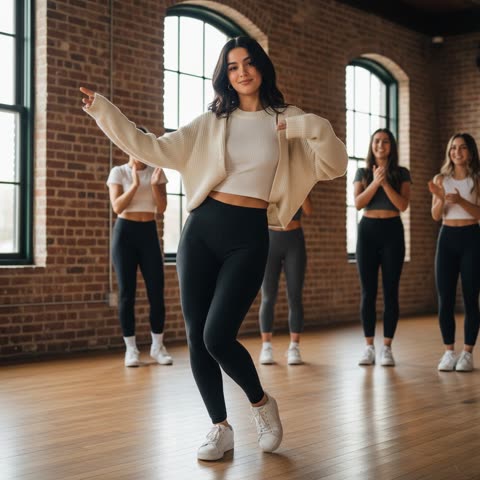 Charli D’Amelio dance studio vibes