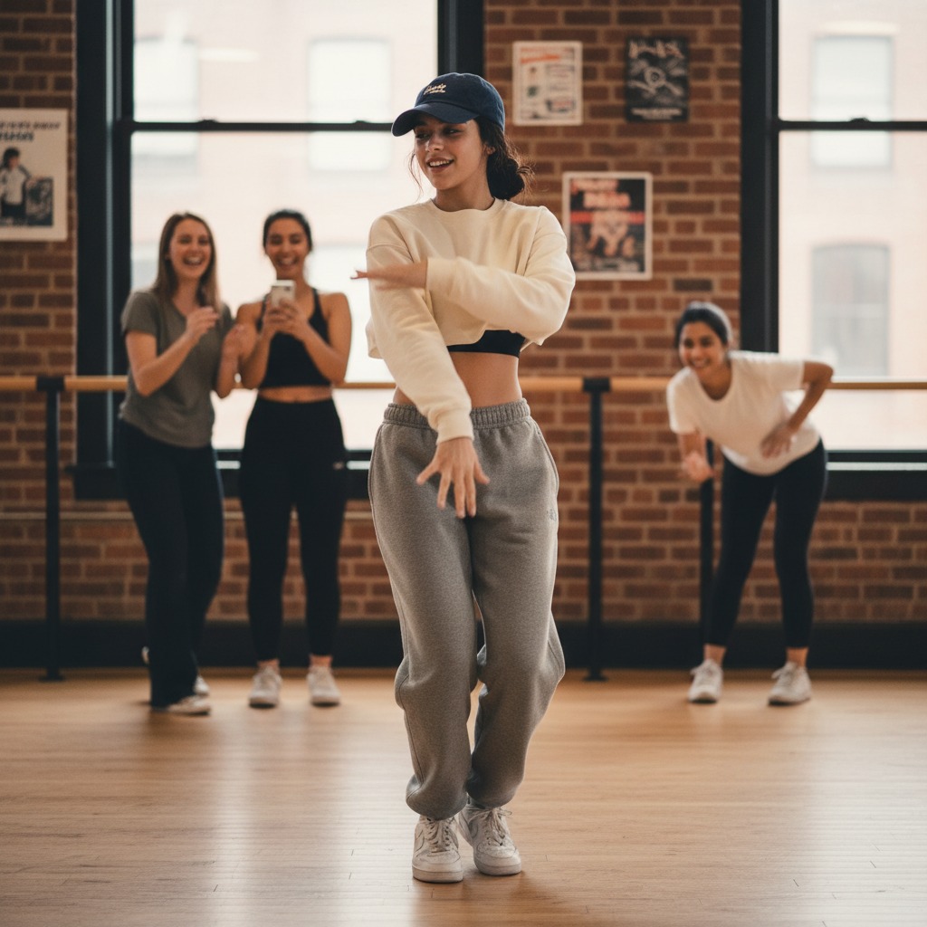 Charli D'Amelio's dance studio session