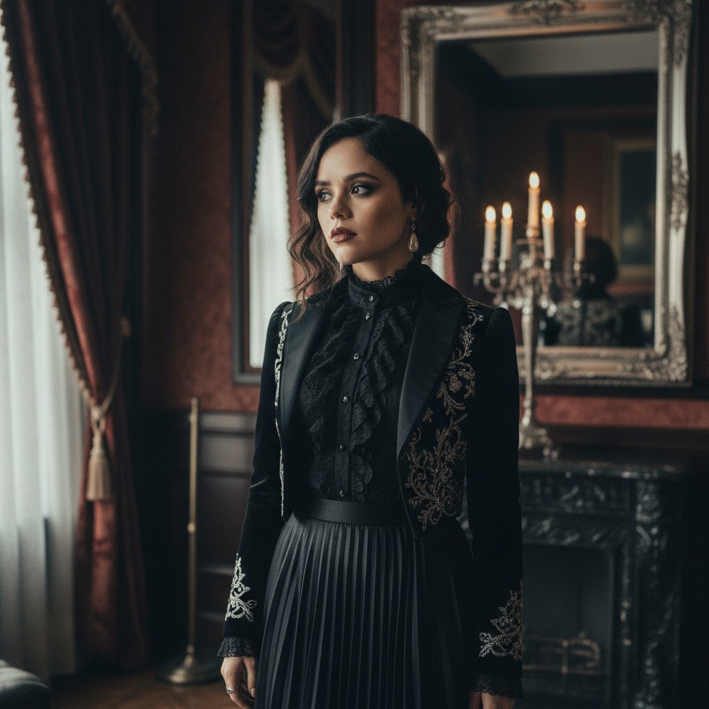Jenna Ortega's premiere look