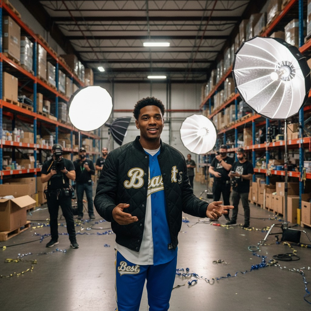 MrBeast's new studio setup