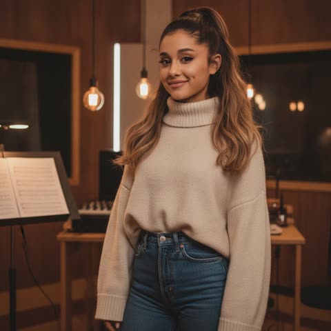 Ariana Grande's studio magic