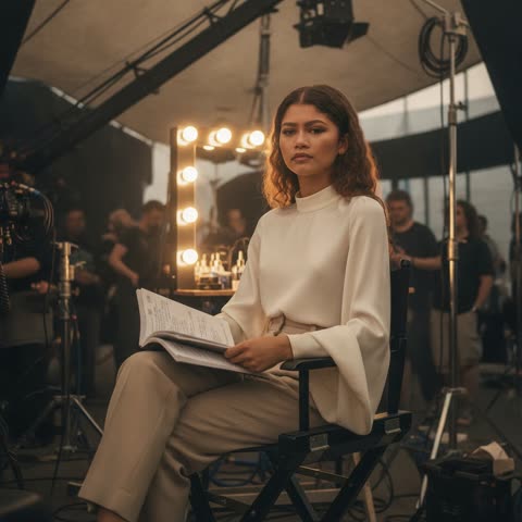 Zendaya's triumphant return to set