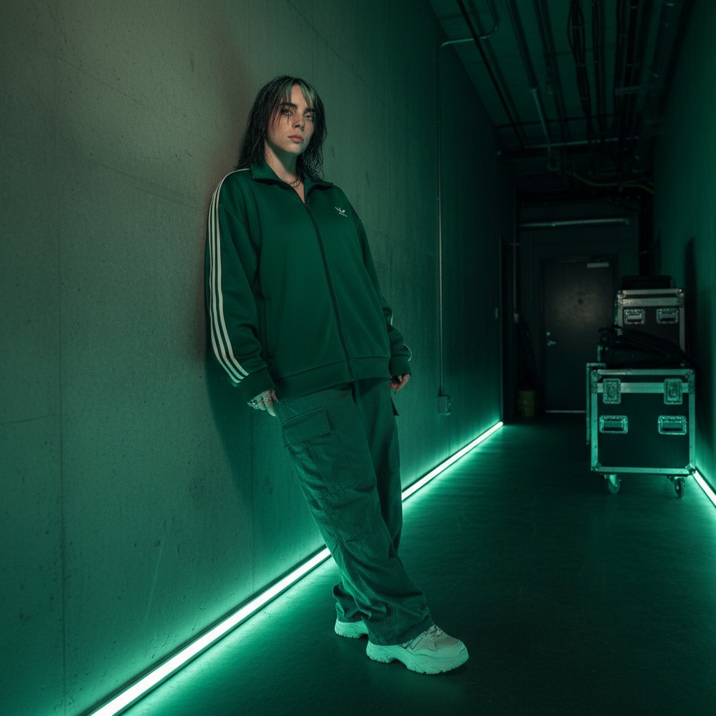 Billie Eilish studio vibes