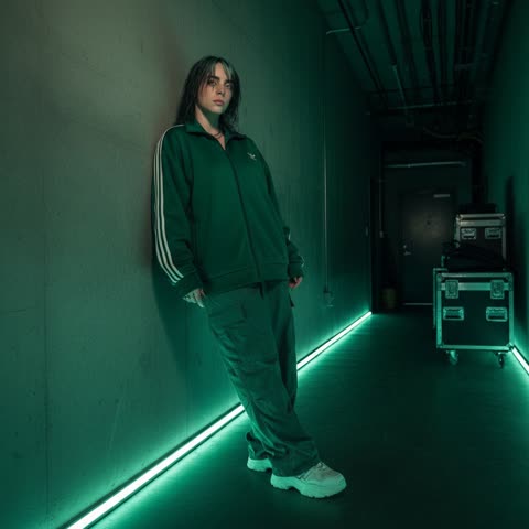 Billie Eilish studio vibes
