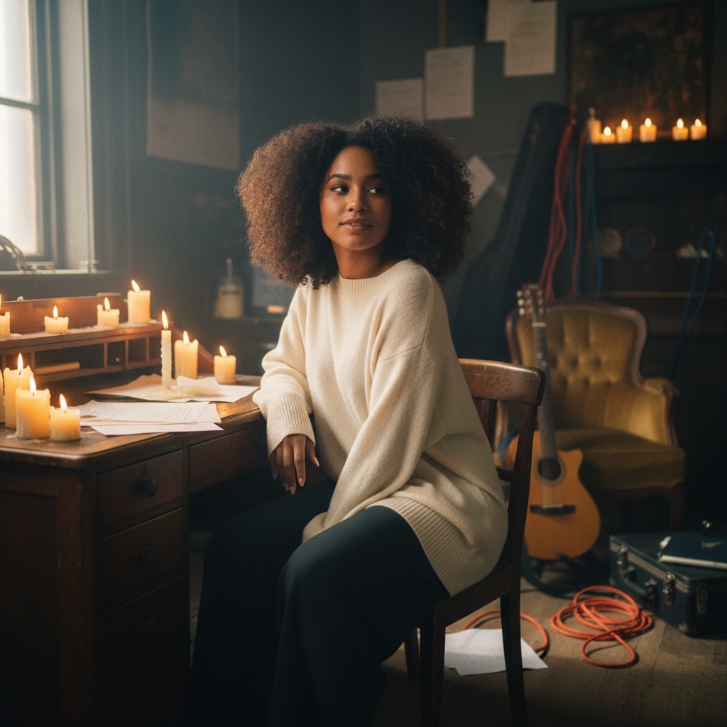 SZA's songwriting session