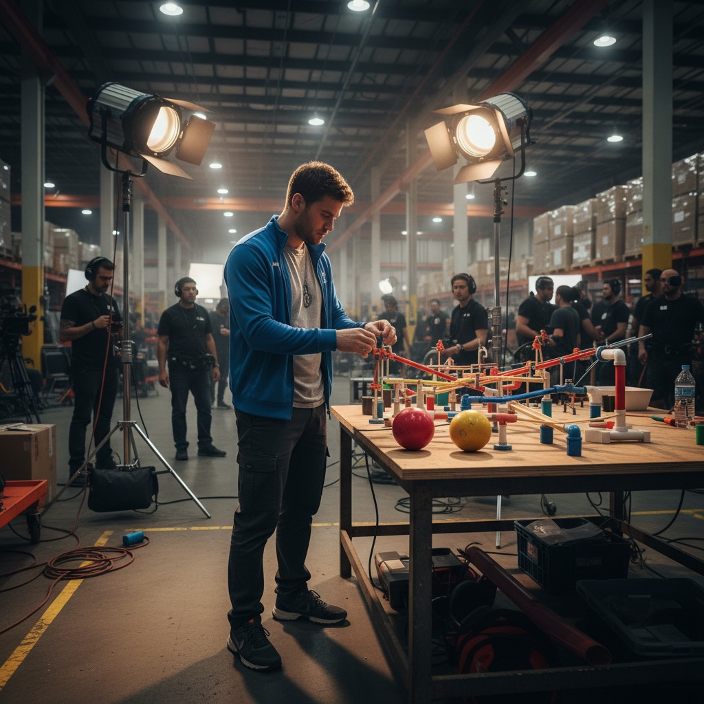 MrBeast's epic warehouse build