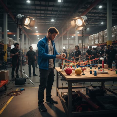 MrBeast's epic warehouse build