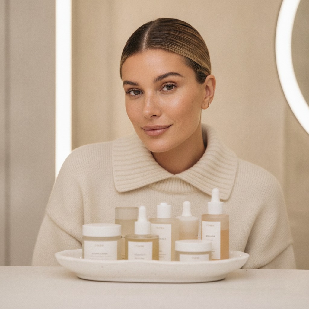 Hailey Bieber's skincare routine