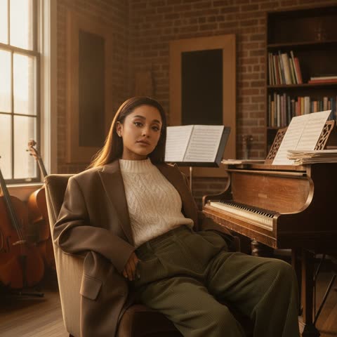 Ariana Grande studio vibes