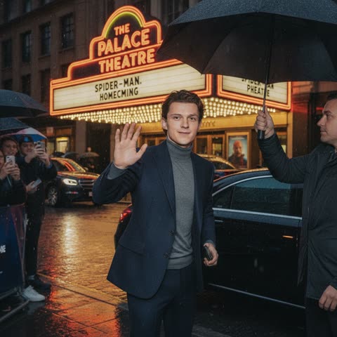 Tom Holland meets his fans