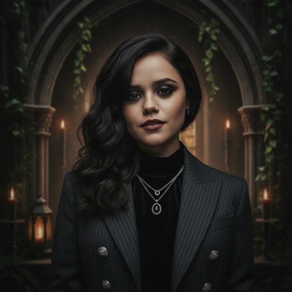 Jenna Ortega's premiere look