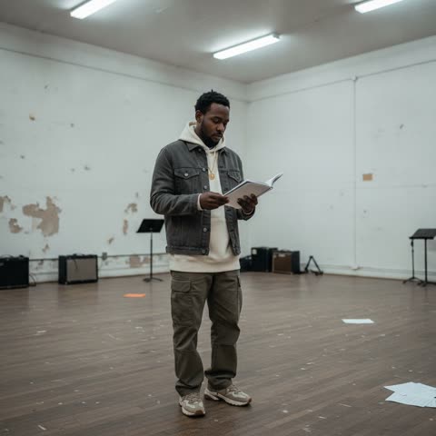 Kendrick Lamar back in the studio