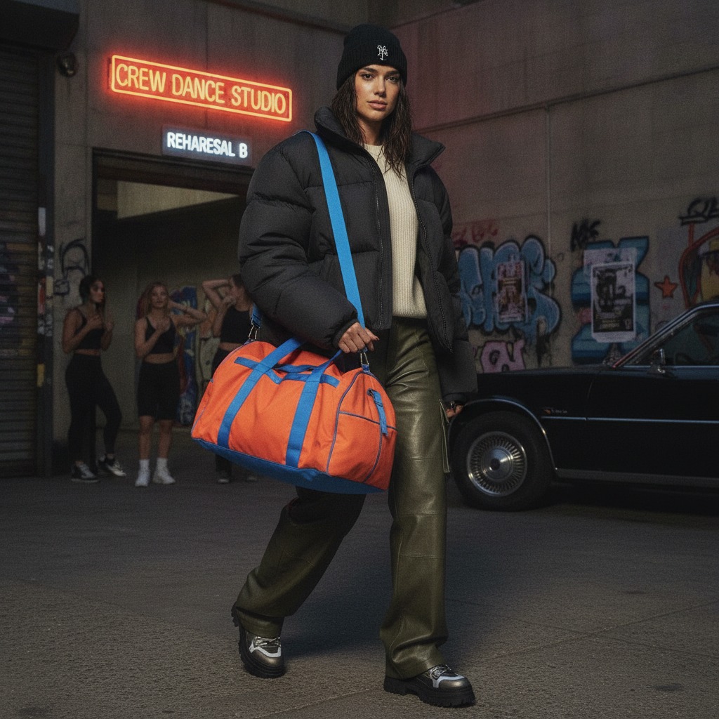 Dua Lipa's bold streetwear style