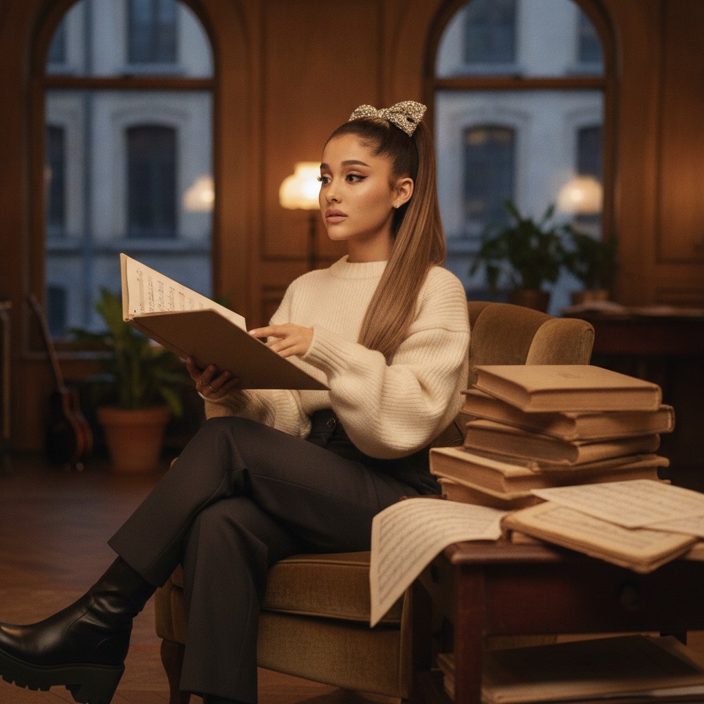 Ariana Grande At Work