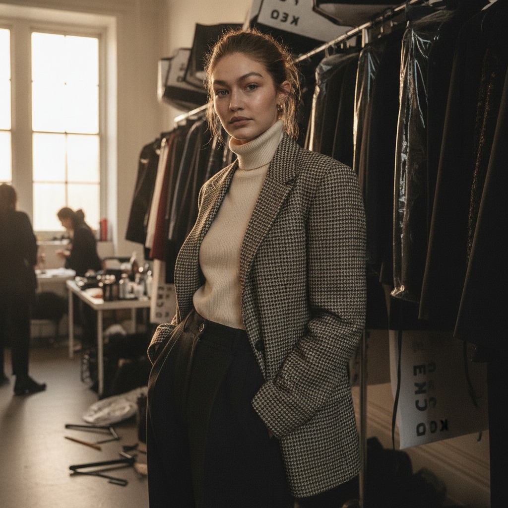 Gigi Hadid backstage magic